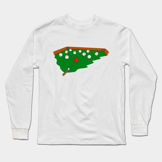 Billiar-bowls Long Sleeve T-Shirt by Jawes